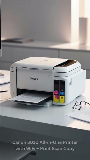 Canon 3010 All-in-One Printer with WIFI – Print, Scan, and Copy Made Easy!