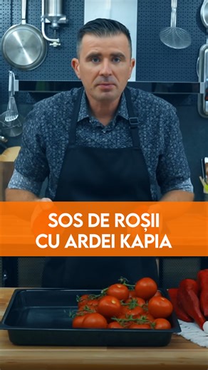 77K views · 1.4K reactions |  Sos de roșii cu ardei kapia pentru...
