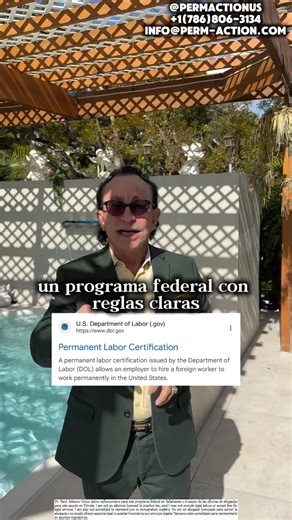 William Duarte on Instagram: "Quieres Vivir Legalmente en USA informate de el Programa PERM @permactionus (786)806-3134 CERTiFICACION LABORAL . Para Informacion Contactese directamente con @permactionus #certificacionlaboral"