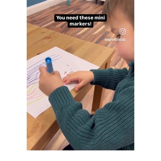 ✍️ These mini markers are the perfect fit for little hands learning to write and draw! Easy to toss in your therapy bag or take along for travel fun. Did you know? Shorter writing tools actually encourage kids to build stronger grasp patterns—just like the classic “broken crayon” trick every OT loves. 😉 🎨 Want the link? Drop your favorite color in the comments below! #kidactivities #finemotorskills #finemotor #pedsot #pediot #occupationaltherapy #otideas #therapyideas #markers #markersforkids 
