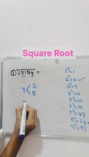 Square Root in tamil trick #squares1to15 #mathstricks #mathtrick #maths #3digitmultiplication