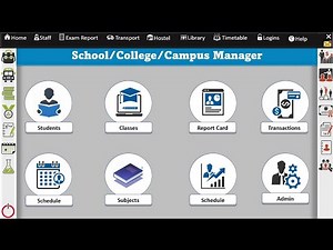 #1 How to Create School/College Manager In Excel VBA (2021) || Add Students & A Menu With Icons