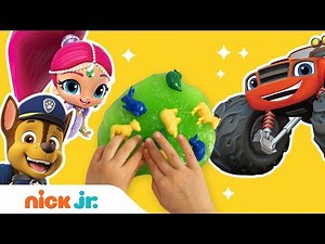 Slime Theme Song Remix 🎵w/ PAW Patrol, Top Wing, Blaze & More! | Sing-Along | Nick Jr.