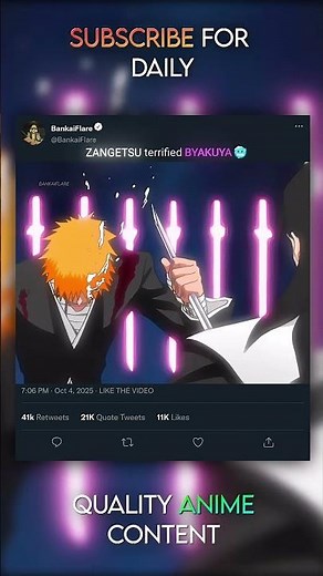 ZANGETSU terrified BYAKUYA 🔥🔥 | Bleach epic moments