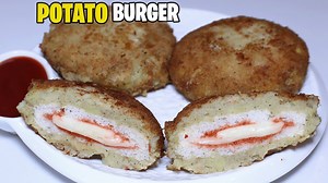 Crispy Potato Burger Special Iftar Recipe By Kitchen With Amna l Iftar Snack Recipe | Kitchen With Amna