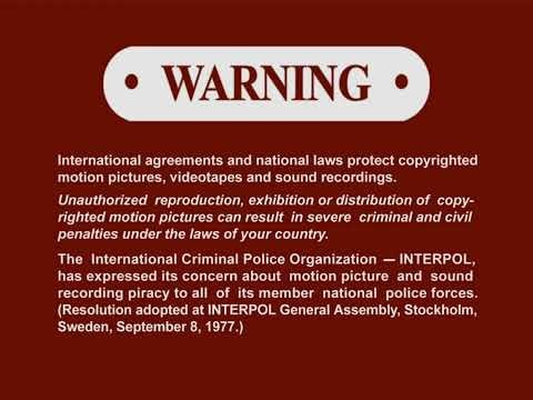Sony Pictures Home Entertainment Warning, Disclaimer and Format Screens (RARE V2)