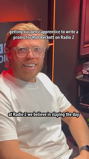 A big slay from Rob Beckett This is THE Gen Z radio show promo 💫 BBC Radio 2 #RobBeckett #GenZ #Slay #Brat | BBC