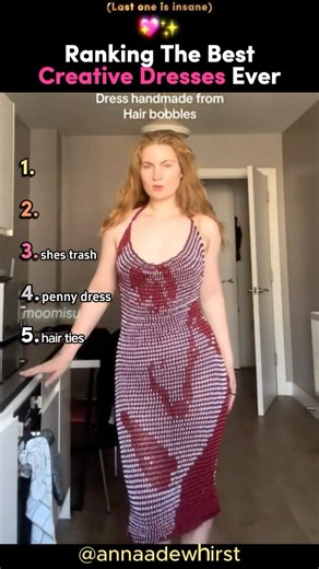 Ranking The BEST Creative Dresses Ever 💖✨ #tiktokviral
