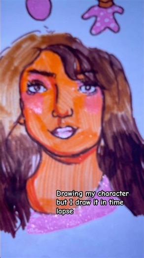 Drawing my character but in time lapse