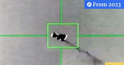 Saqr 358 Iranian loitering missile targeting Israeli and American UAVs