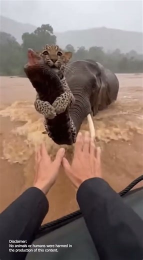 Dramatic rescue of animals from flood waters PART 2