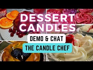 Making Dessert Candles with 'The Candle Chef' | Demonstration and Q&A