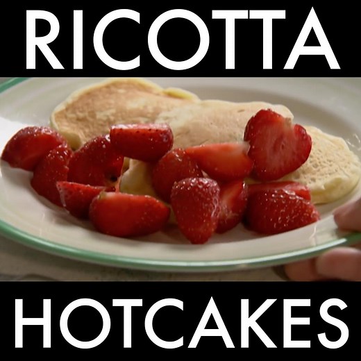 Preparing a breakfast fit for Kings and Queens, ricotta hotcakes with strawberries! | Nigella Lawson