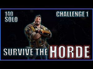 How to SOLO 140 Survive the Horde (Challenge 1) Fortnite Save the World (STW) 2026