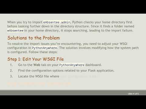 Resolve Your Flask App Loading Issue on Production with PythonAnywhere