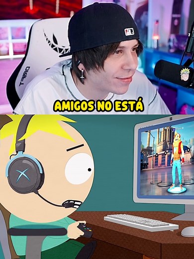 Rubius Reacts to South Park x Fortnite Collaboration