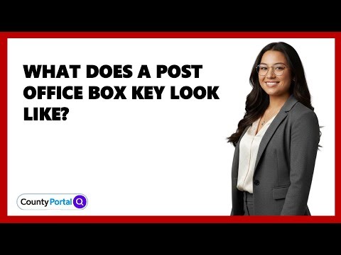 What Does A Post Office Box Key Look Like?