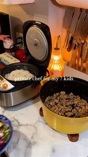 7kidskitchen | My kids ask for this on repeat. Chicken Larb for the win #dinner #dinnerideas #chicken #larb #fyp #fypシ #viral | Instagram