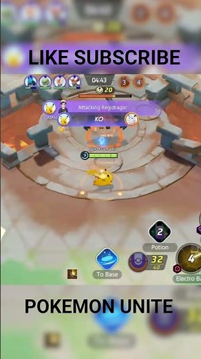 PIKACHU // POKEMON UNITE //android game mobile game #pokemonunite #pokemonunitegameplay #pokemon