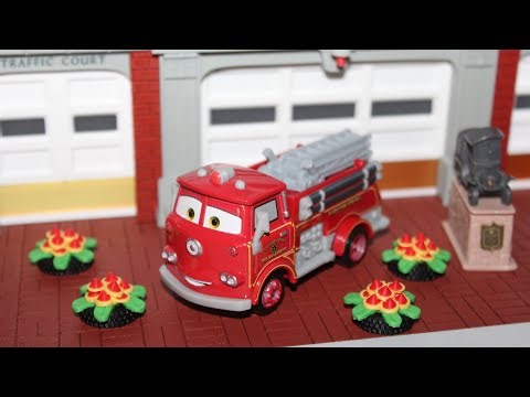 Mattel Disney Cars Red with Gold Pinstripes - Radiator Springs (New China Small Variant) 2026
