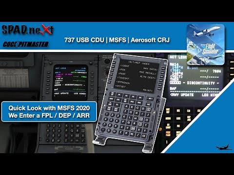 (MSFS) Cockpit Master CDU | First Look