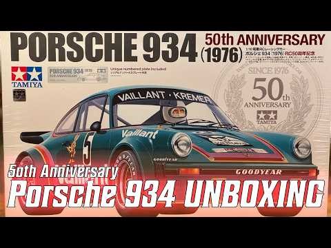Tamiya Porsche 934 50th Anniversary Sondermodell Limited Edition Unboxing - 50 Jahre Tamiya RC Cars!