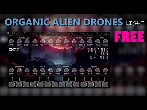 Organic Alien Drones Light (FREE) by Sample Science