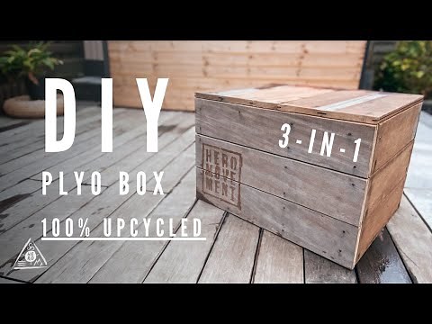 DIY Plyo Box: How to Build a 3-in-1 Plyometric Box With Scrap Wood (100% Upcycled)