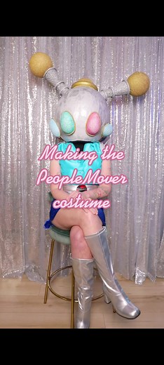 DIY Disney PeopleMover Futuristic Beauty Salon Costume