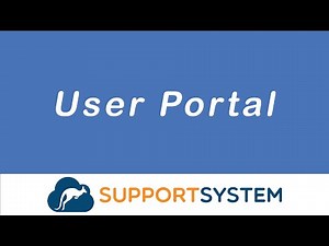 User Portal Guide | SupportSystem