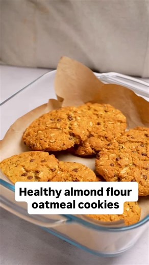 Arman Liew on Instagram: "I love oatmeal cookies, and my healthy almond flour oatmeal cookies are the ones I make on repeat. Our team tested these multiple times to make sure they remain crisp, soft, and chewy in the middle. No chilling! If you want the recipe, just say “recipe” and I’ll DM you the link right this second or click the link in my profile OR save the post below https://thebigmansworld.com/almond-flour-oatmeal-cookies/ Follow @thebigmansworld for more easy, healthy recipes"