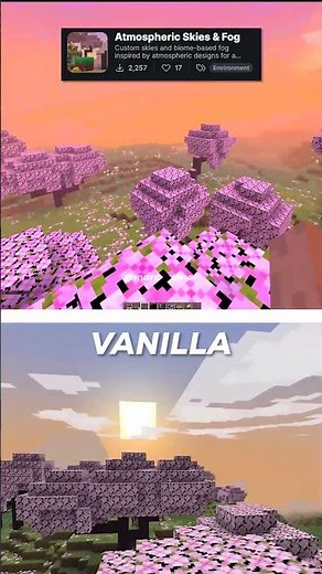 Minecraft BEST Atmospheric Skies & Fog (Texture Pack)