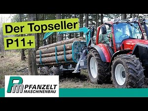 Timber trailer: Can the timber trailer with P11+ forestry crane impress?