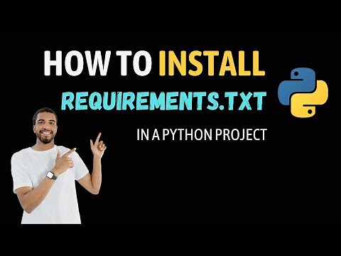 How to Install Requirements.txt in Python ( Beginner Friendly) (2024)