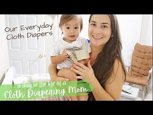 A Day in the Life of a Cloth Diapering Mom | Our Everday Diapers + Packing + Moving
