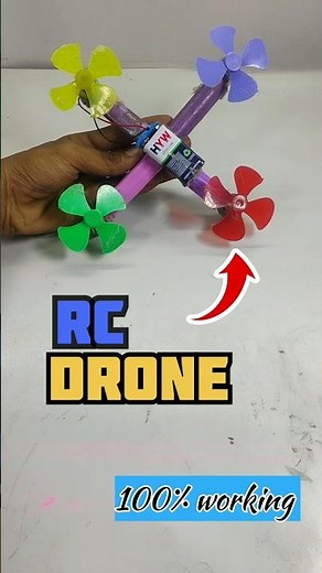 How to make rc drone || science project for class 7th #shorts