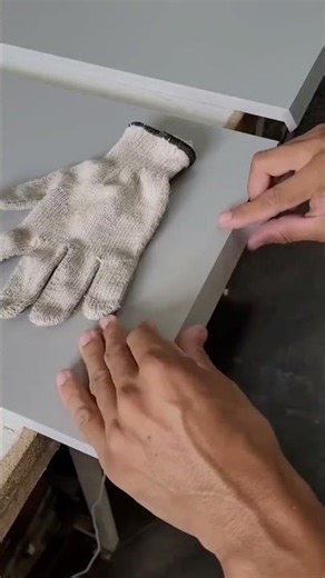 completion of installing the table end trim #shortvideo #table