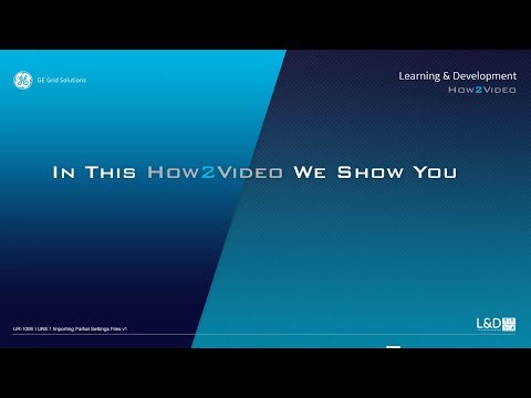 UR 1009 l UR8 1 Importing Partial Settings Files v1