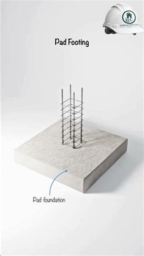 What is Pad Footing in Construction? #civilengineers #construction #home #lifeisbutadream