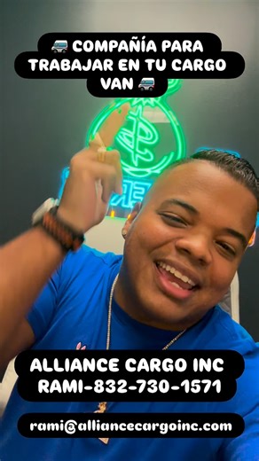 🚐 COMPAÑÍA PARA TRABAJAR TU CARGO VAN 🚐 🚐 ALLIANCE CARGO INC 🚐 🚐AQUI TE DEJO LA INFORMACIÓN DIRECTA CON RAMI PUEDES ESCRIBIR POR TEXTO O CORREO ELECTRÓNICO 📧 ✅Rami Ahmed 📧rami@alliancecargoinc.com 📲832-730-1571 🫡SÍGUEME PARA MÁS EN YOUTUBE EN RUTA CON SCARLYN SUSCRÍBETE AL CANAL DALE LIKE COMENTA Y COMPARTE ESTA INFORMACIÓN ℹ️ 🫡✍️💯🤣 Son las bendiciones de DIOS 🙏🏽🪬 y el amuleto 🪬 El 💰 No Duerme 😴 #van #vanlife #money #tips #motivation #cargo #cargovan #cargovans #love #god #bles