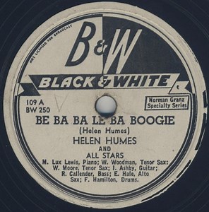 Helen Humes And All Stars - Be Ba Ba Le Ba Boogie / Married Man Blues