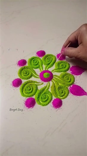 Daily small puja rangoli #shorts