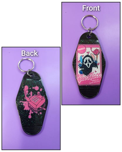Handmade Horror Keychain - Etsy