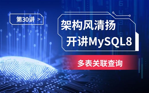 《搞定MySQL8，蓄力2023》第30讲，多表关联查询（左连接/右连接/内连接）