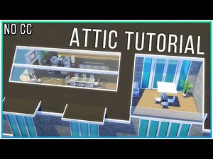 Sims 4 Tutorial - Functional Attic & Roof Windows | Kate Emerald
