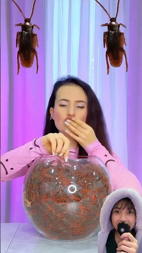COCKROACH EATING CHALLENGE‼️