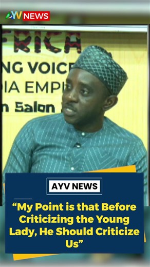“My point is that before criticizing the young lady, he should criticize us.” Said Chernor Bah, Minister of Information and Civic Education Speaking on AYV ON SUNDAY Stay tuned to AYV Media for reliable news, updates, and entertainment. 📻 AYV Radio 101.7 FM 📺 AYV TV Channel 33 & 34 | DStv Channel 399 🌍 AYV International 🔗 Visit the AYV News website for more stories.