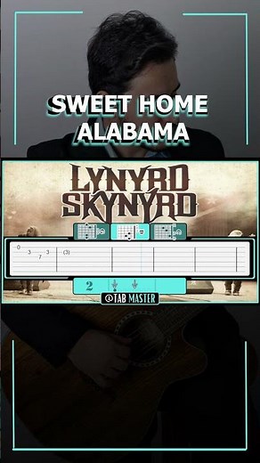 Sweet Home Alabama - Lynyrd Skynyrd | Guitar Tutorial + TAB EASY + Chords