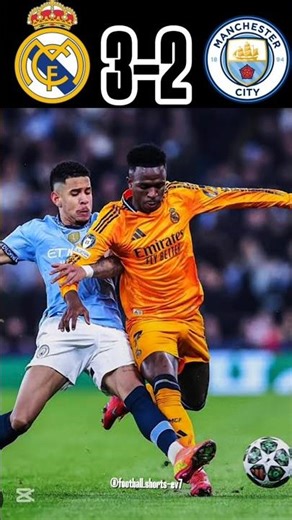 Real Madrid vs Manchester city 3-2 | Real Madrid beat Manchester city 😱😱 #shorts #football