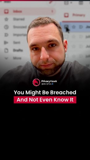 Most people don’t realize their data’s been compromised, until it’s too late. Not all hacks come with warnings. Sometimes, the signs are easy to miss until it’s too late. This video walks you through the early red flags to watch for, and what you can do to protect your accounts before the real damage hits. | PrivacyHawk | Facebook
